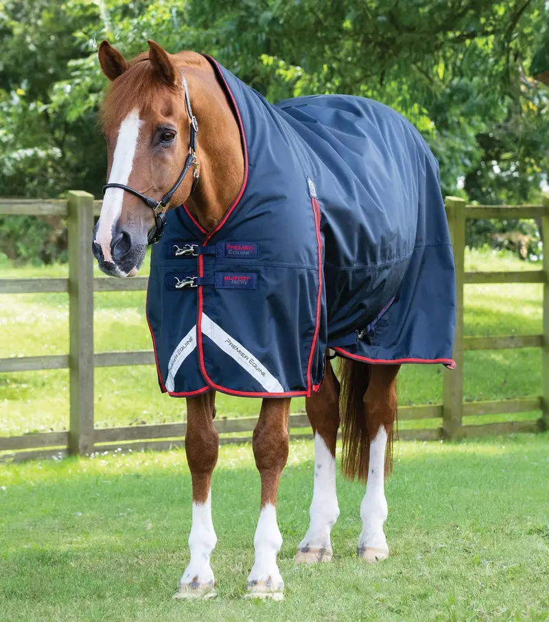 Buster Hardy 200G Half Neck Turnout Rug Navy 1
