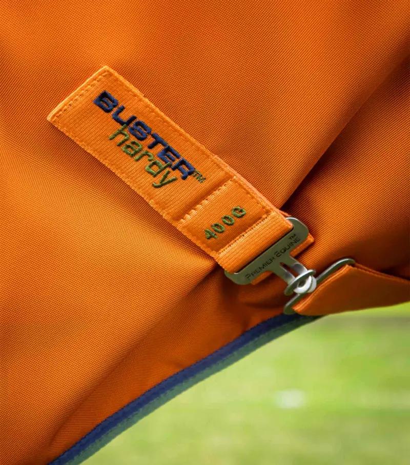 Buster Hardy 400G Half Neck Turnout Rug Burnt Orange 4