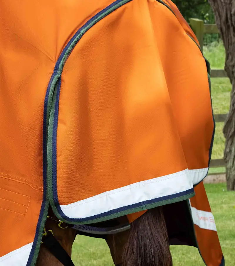 Buster Hardy 400G Half Neck Turnout Rug Burnt Orange 5