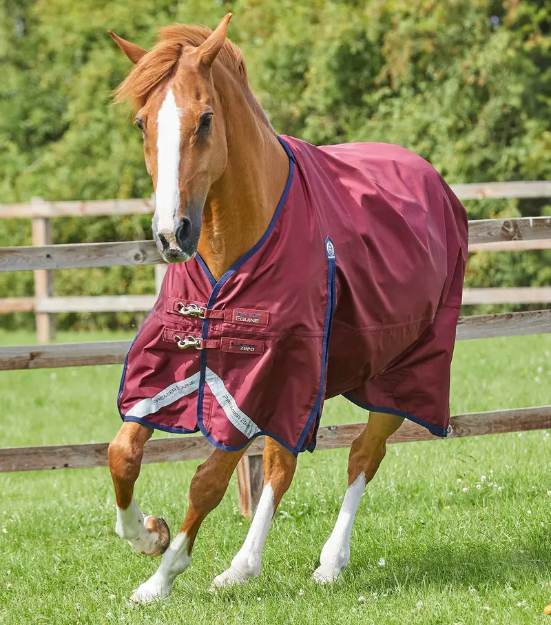Buster Zero Original Turnout Rug Burgundy 1
