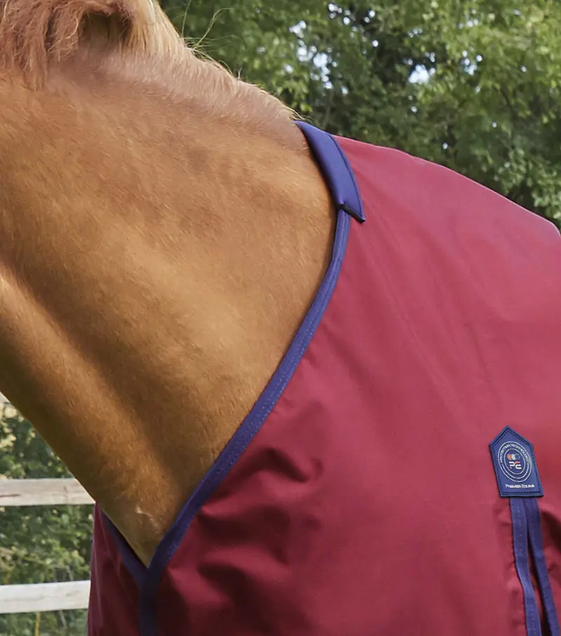 Buster Zero Original Turnout Rug Burgundy 2