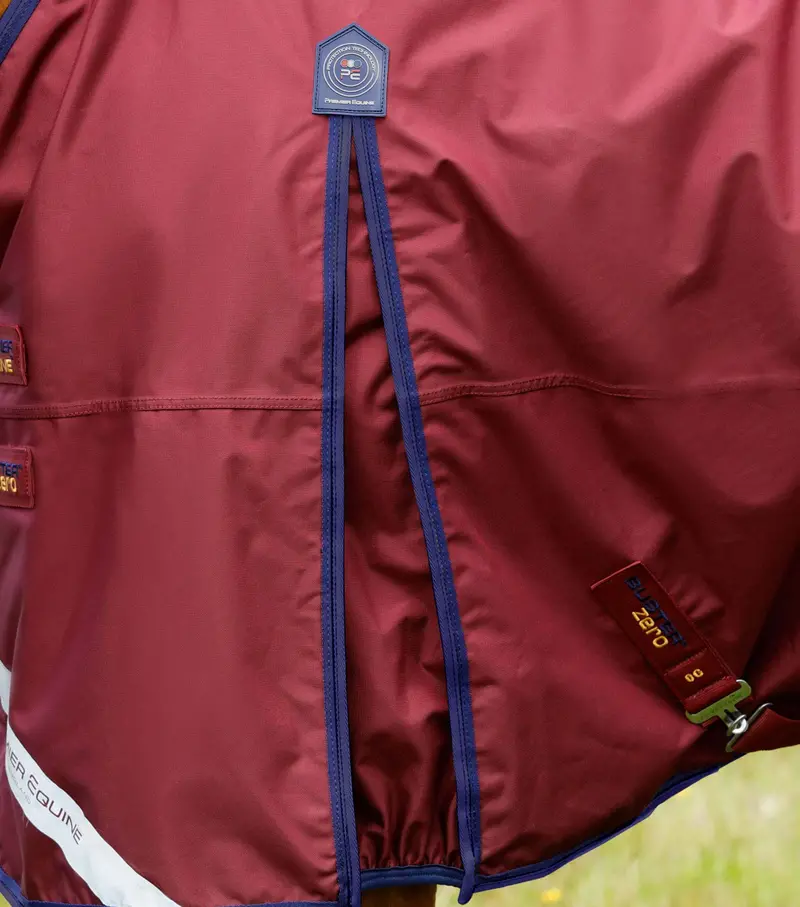Buster Zero Original Turnout Rug Burgundy 4