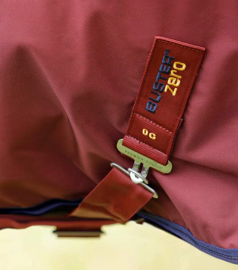 Buster Zero Original Turnout Rug Burgundy 5