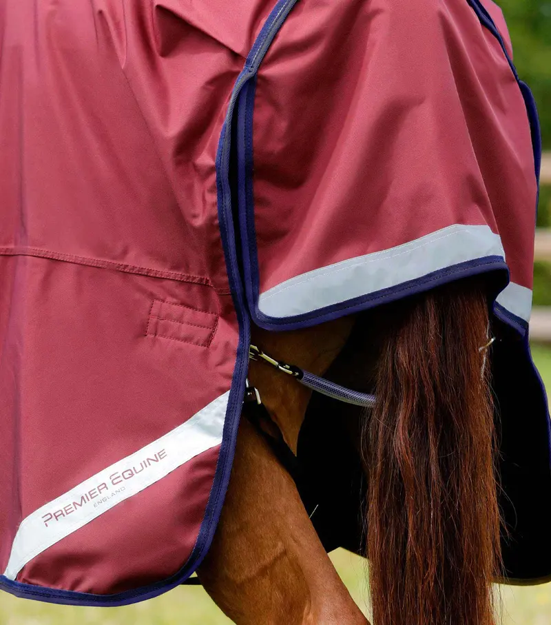 Buster Zero Original Turnout Rug Burgundy 6