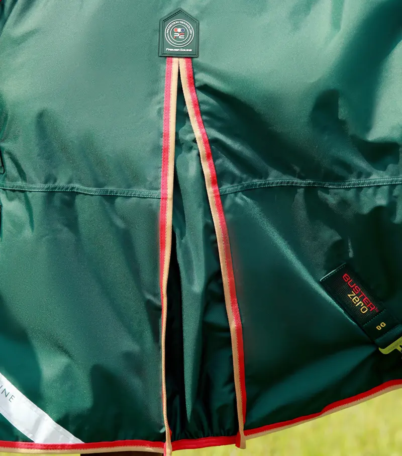 Buster Zero Turnout Rug With Classic Neck Cover Green 4