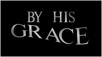 By His Grace Lazer-Tag Acrylic License Plate (Black) 1