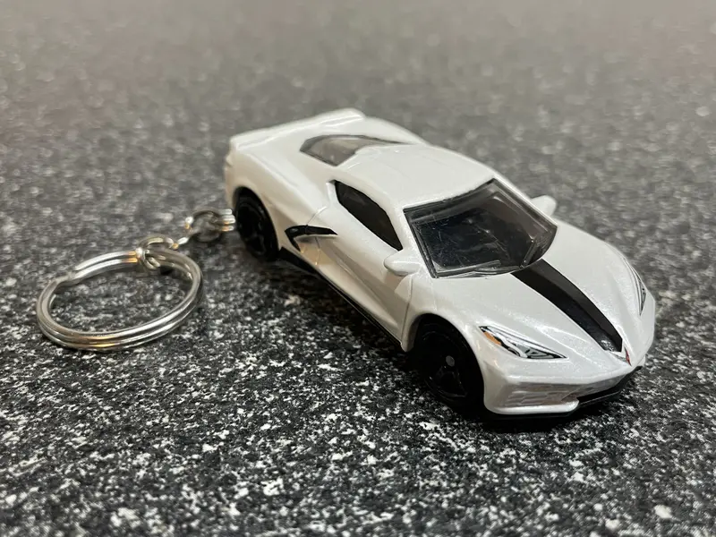 C8 Corvette Stingray Keychain Hot Wheels Matchbox 1