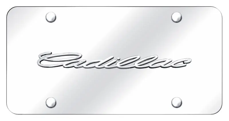 Cadillac Badge License Plate (Chrome) 1