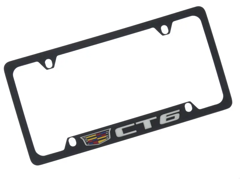 Cadillac Ct6 License Plate Frame (Black) 1