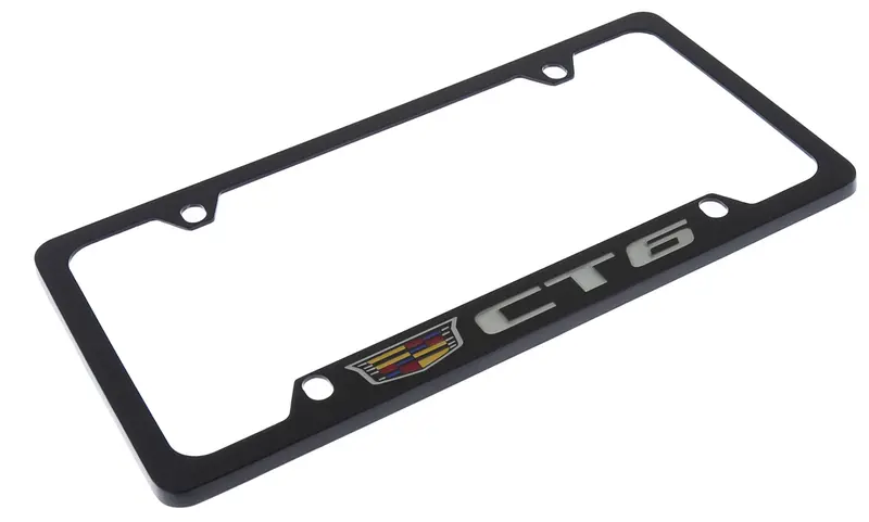 Cadillac Ct6 License Plate Frame (Black) 2