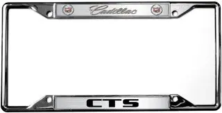 Cadillac Cts License Plate Frame (Black) 1