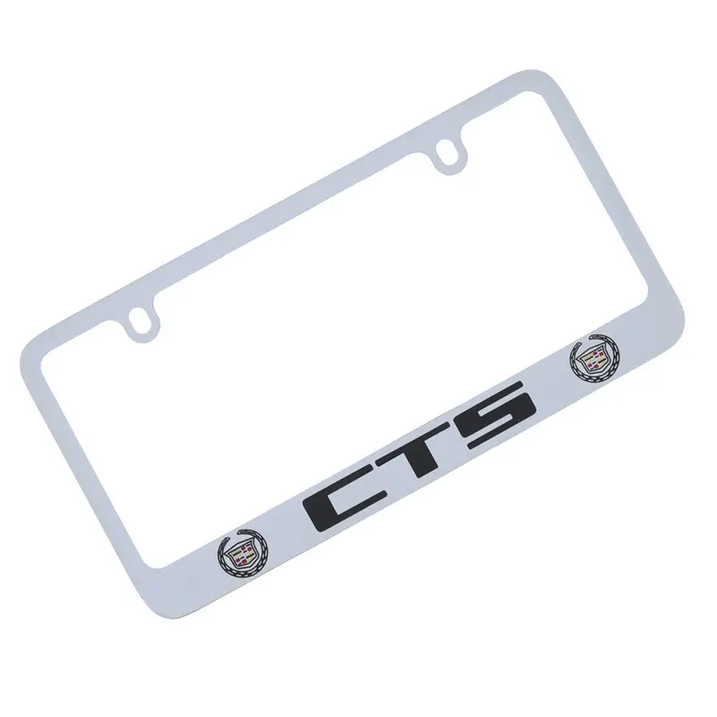 Cadillac Cts Logo License Plate Frame (Chrome) 1