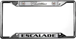 Cadillac Escalade License Plate Frame (Black) 1