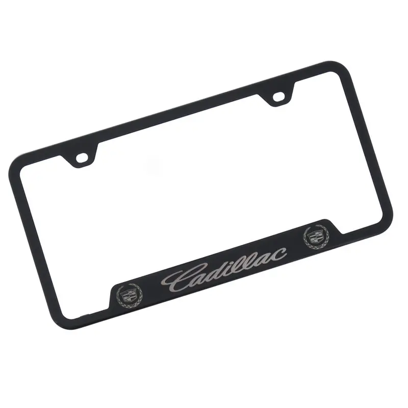 Cadillac License Plate Frame (Black) 1