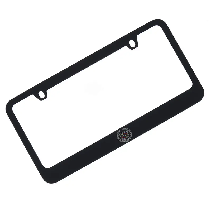 Cadillac Logo License Plate Frame (Black) 1