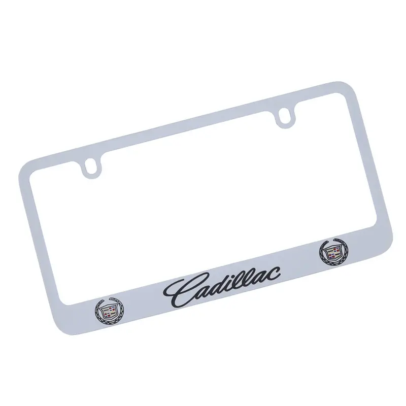Cadillac Logo License Plate Frame (Chrome) 1