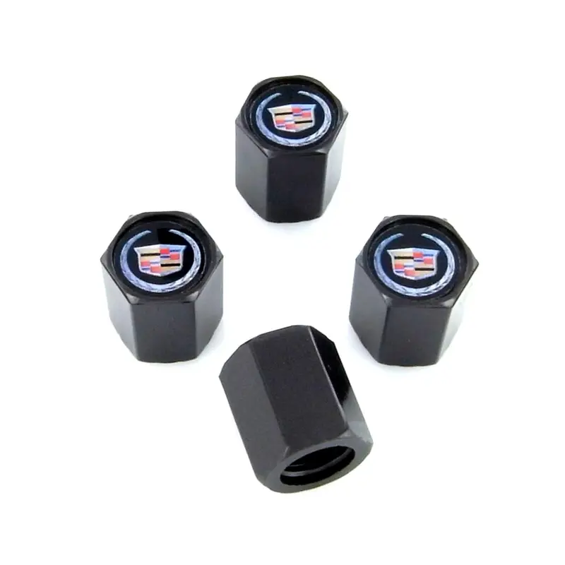 Cadillac New Logo Tire Stem Valve Caps 1