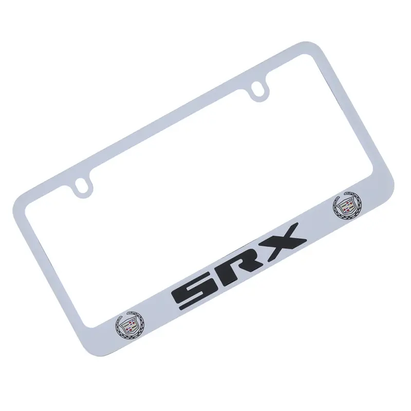 Cadillac Srx Logo License Plate Frame (Chrome) 1