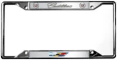 Cadillac V Logo License Plate Frame (Chrome) 1