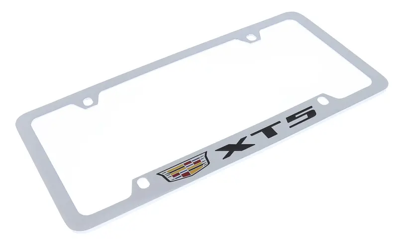 Cadillac Xts License Plate Frame (Chrome) 2