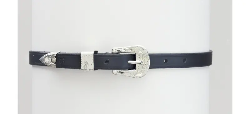 Camelot Silver Buckle Spur Straps 1