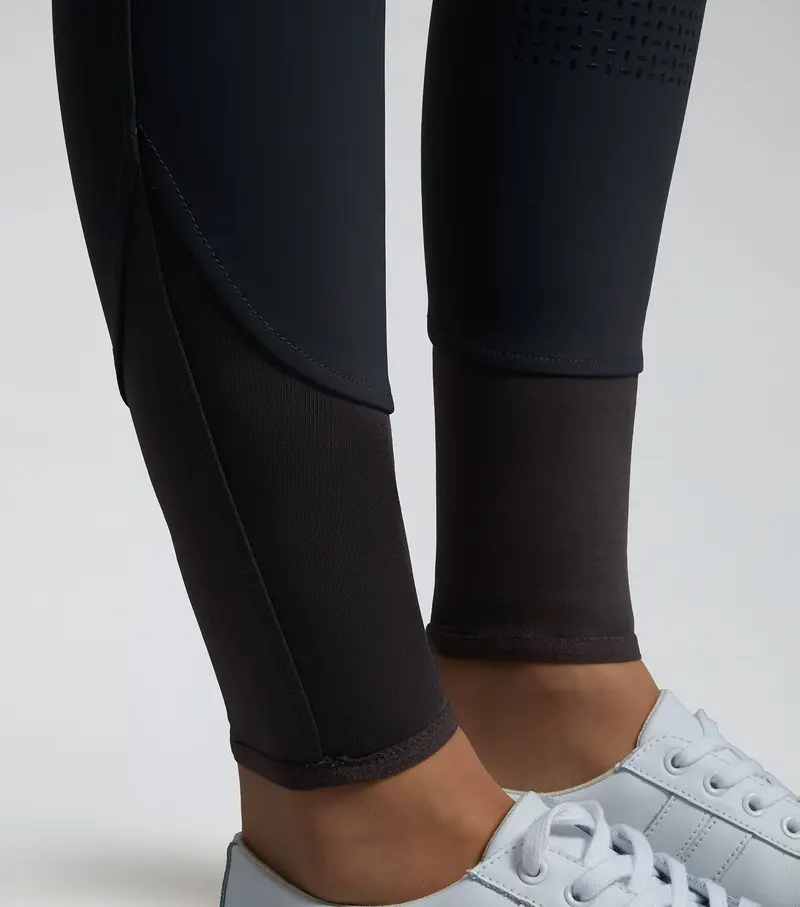 Carapello Ladies Full Seat Gel Riding Breeches Anthracite 5