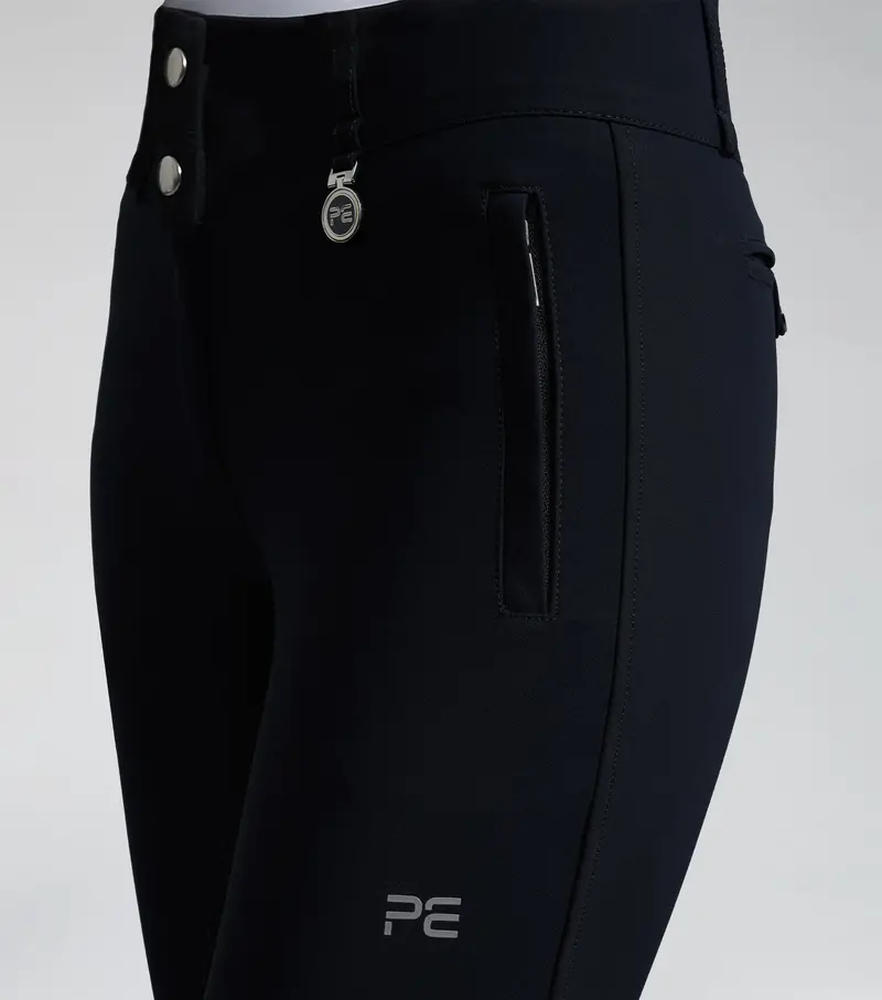 Carapello Ladies Full Seat Gel Riding Breeches Black 4