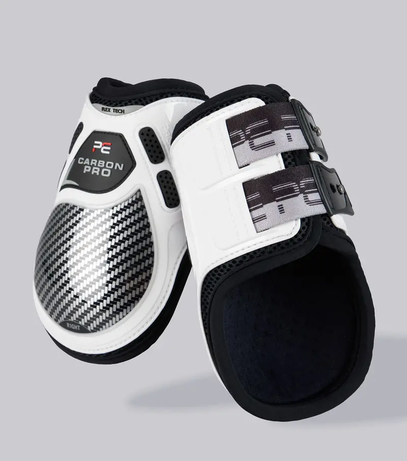 Carbon Pro Fetlock Boots White 1