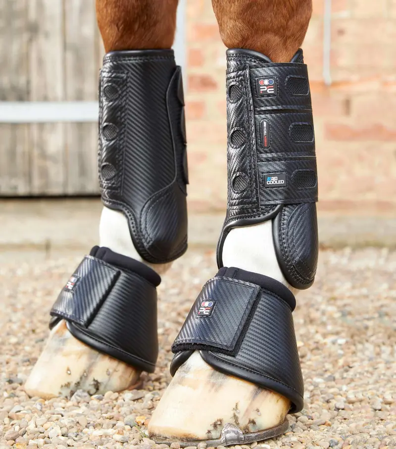 Carbon Tech Air Cooled Eventing Boots Black Front 1