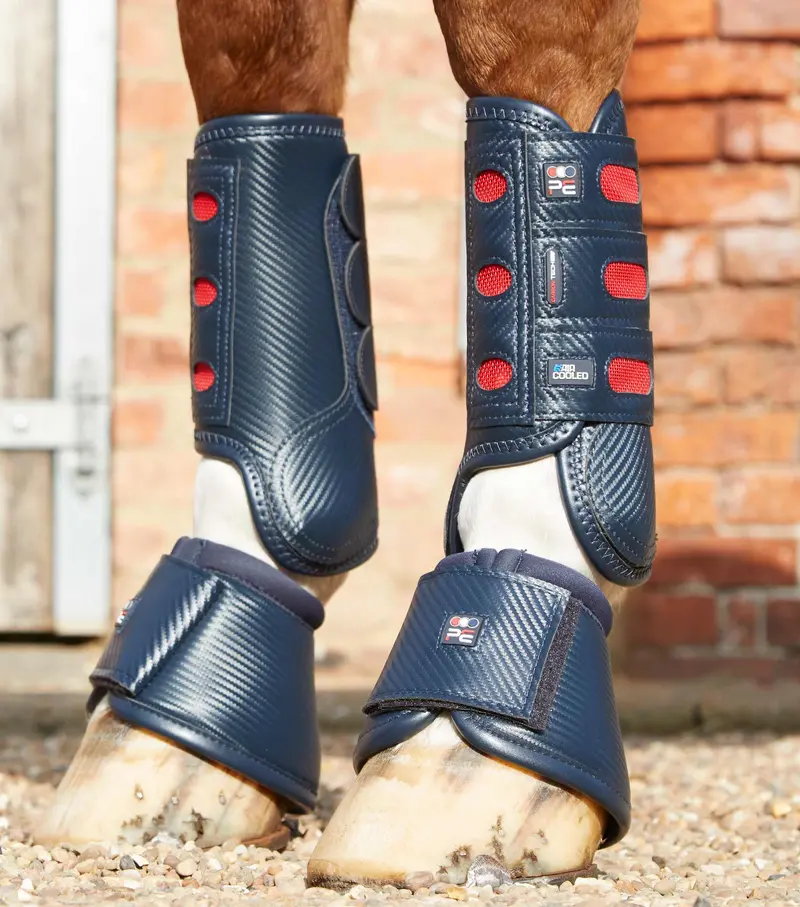 Carbon Tech Air Cooled Eventing Boots Navy Front 1