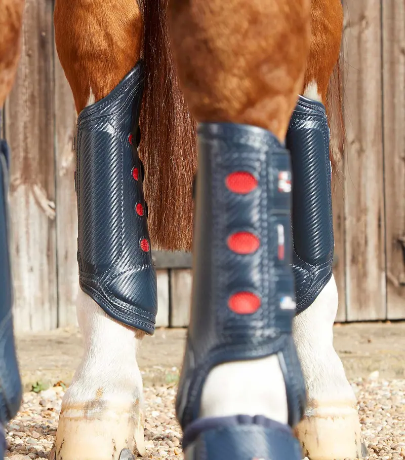 Carbon Tech Air Cooled Eventing Boots Navy Hind 1