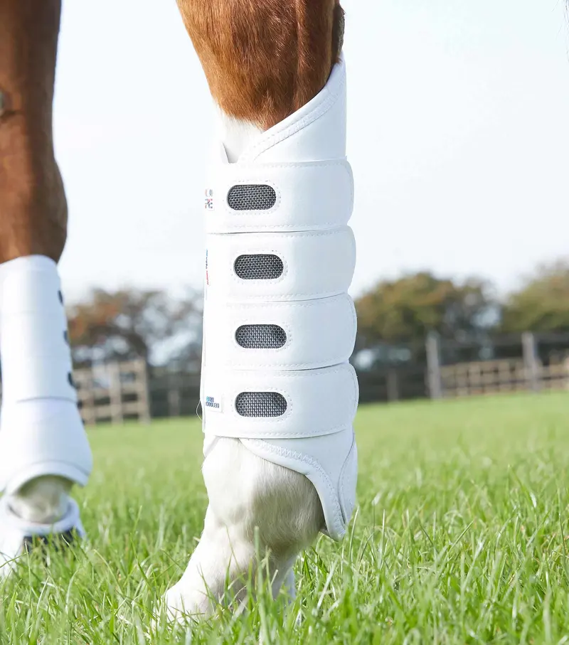 Carbon Tech Air Cooled Eventing Boots White Hind 1