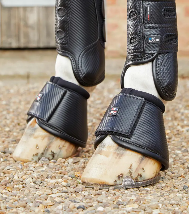Carbon Wrap Over Reach Boots Black 1