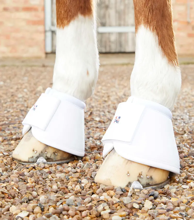 Carbon Wrap Over Reach Boots White 1