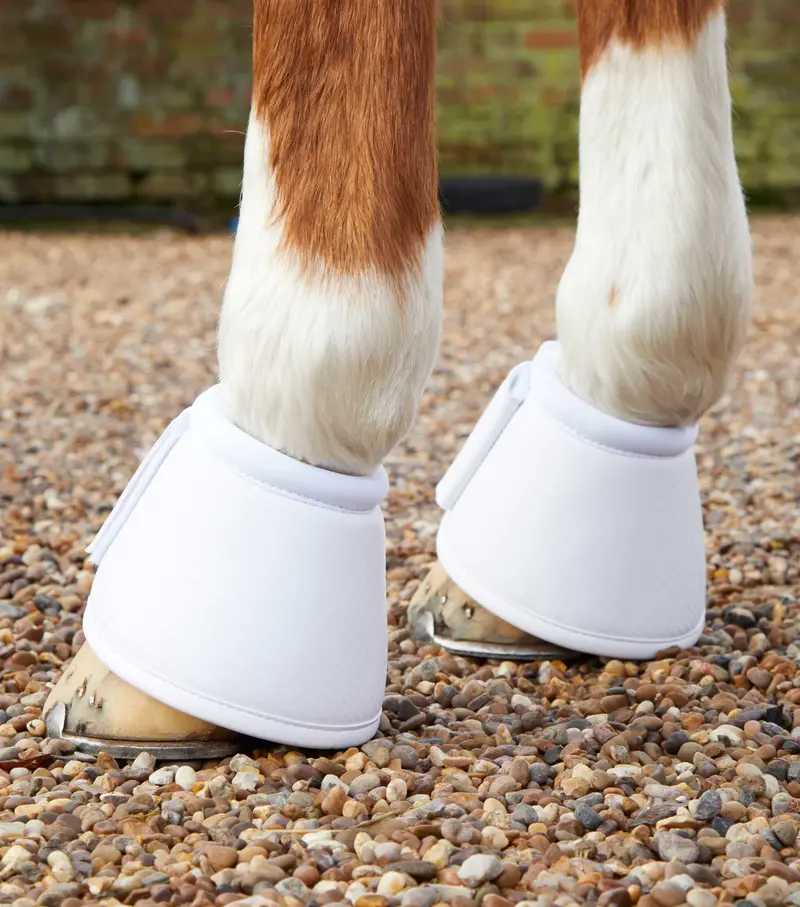 Carbon Wrap Over Reach Boots White 2