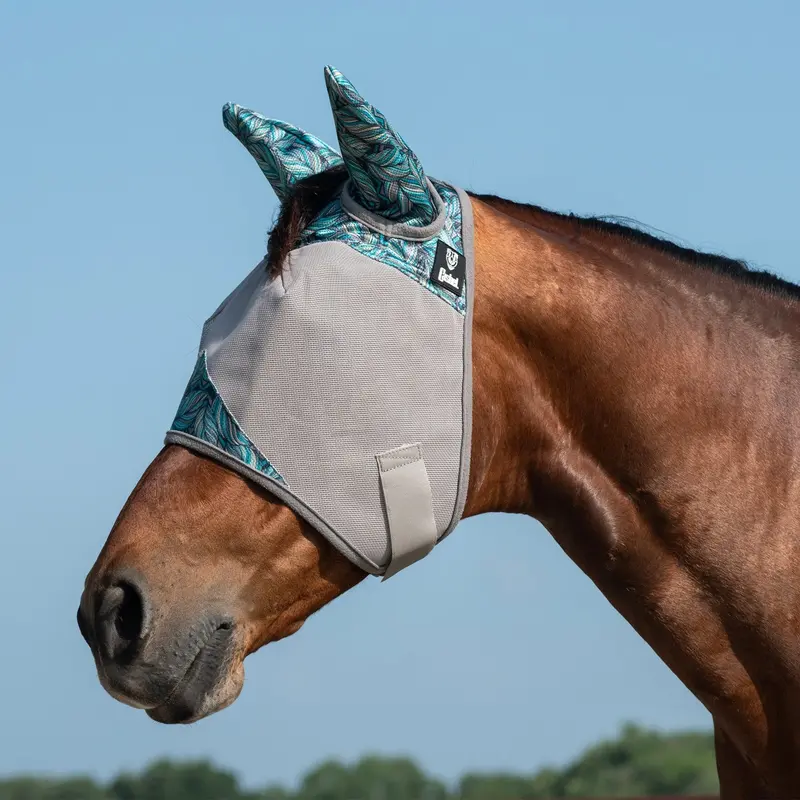Cashel Crusader Pattered Fly Mask - Standard With Ears 3