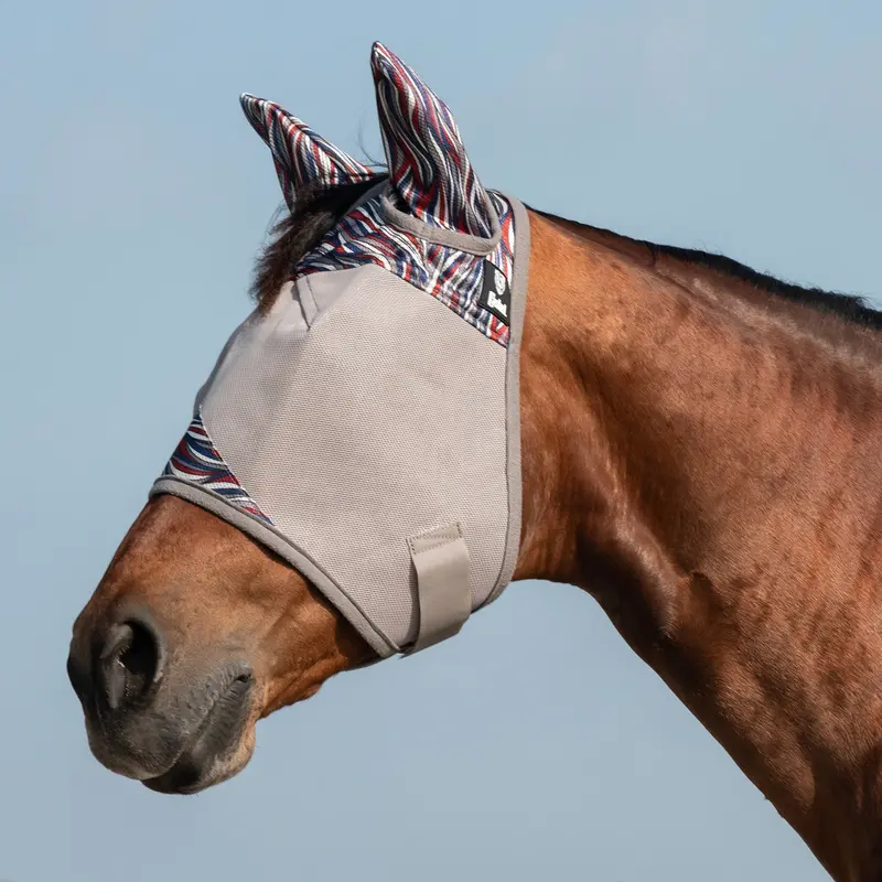 Cashel Crusader Pattered Fly Mask - Standard With Ears 3