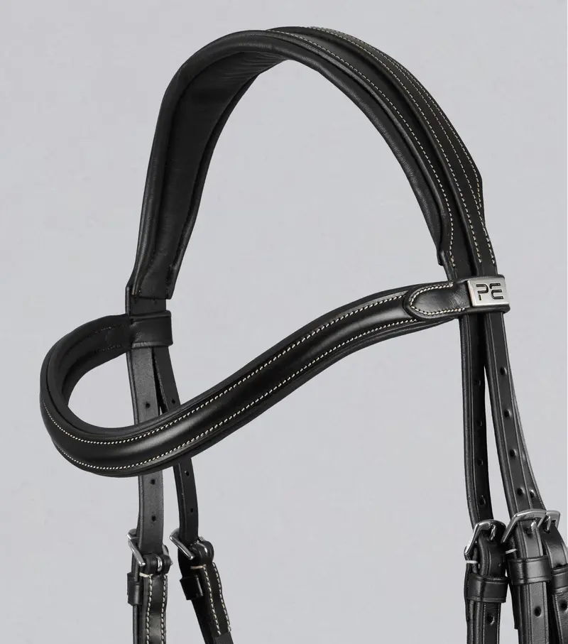 Cassano Snaffle Bridle Black 3