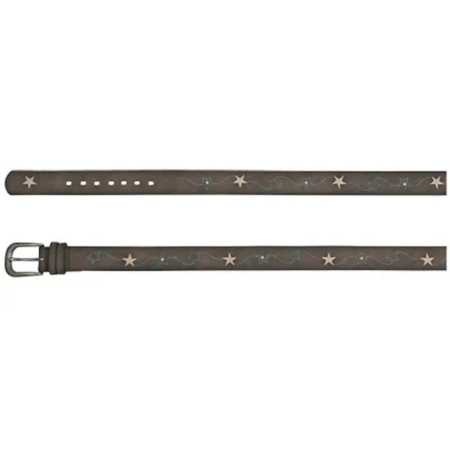 Catchfly Girl's Burnished Belt With Star Motif 1