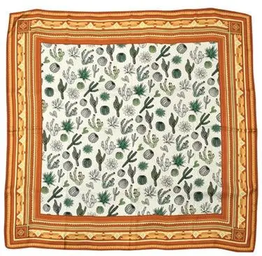 Catchfly Watercolor Cactuses Wild Rag 1