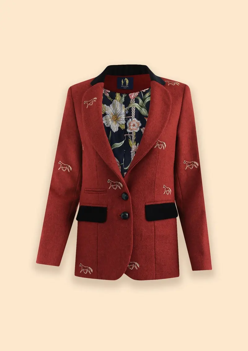 Cavaletti Blazer | Embroidered Italian Wool 11