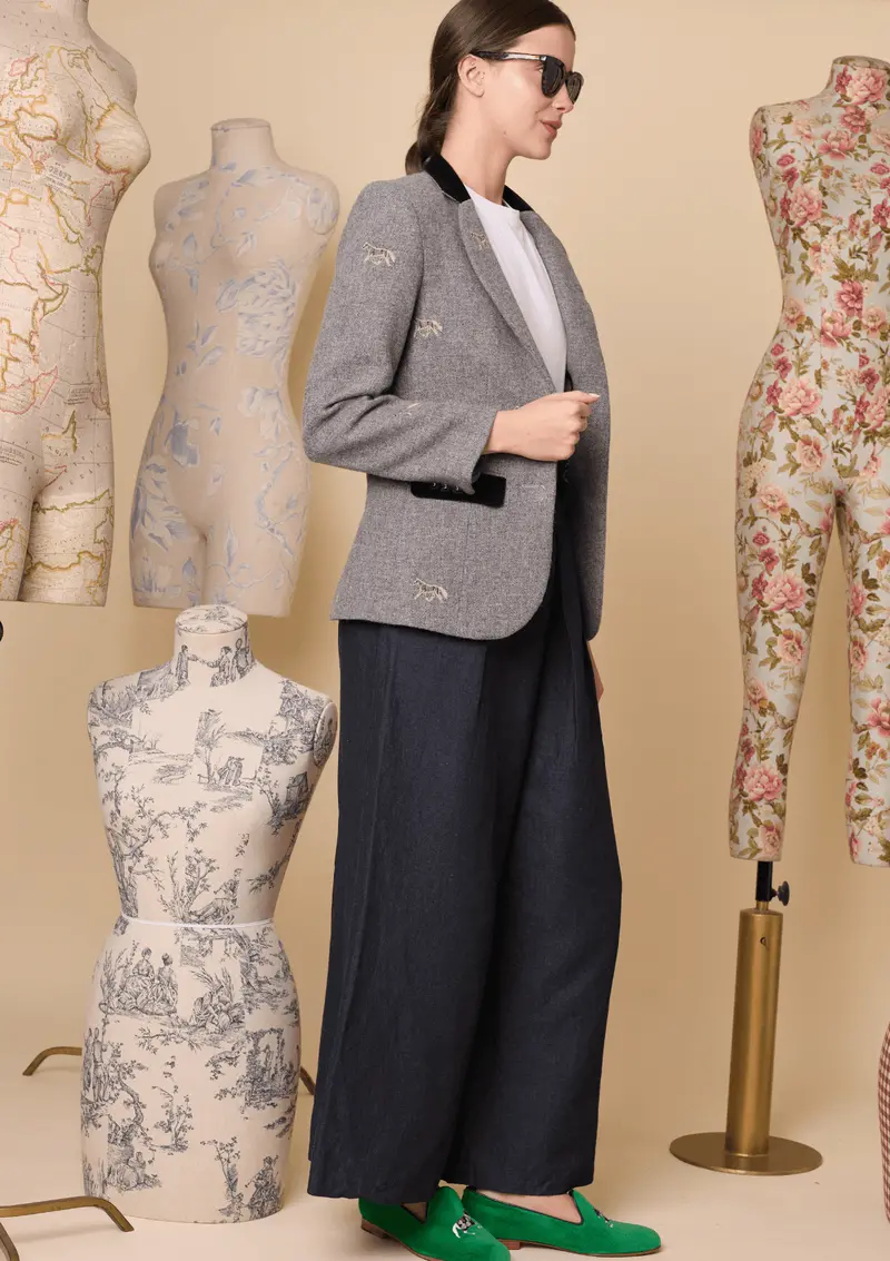 Cavaletti Blazer | Embroidered Italian Wool 14