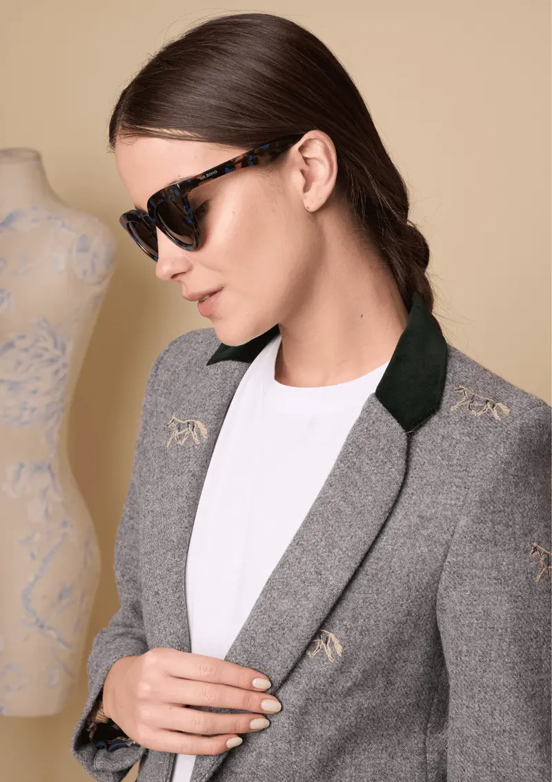 Cavaletti Blazer | Embroidered Italian Wool 15