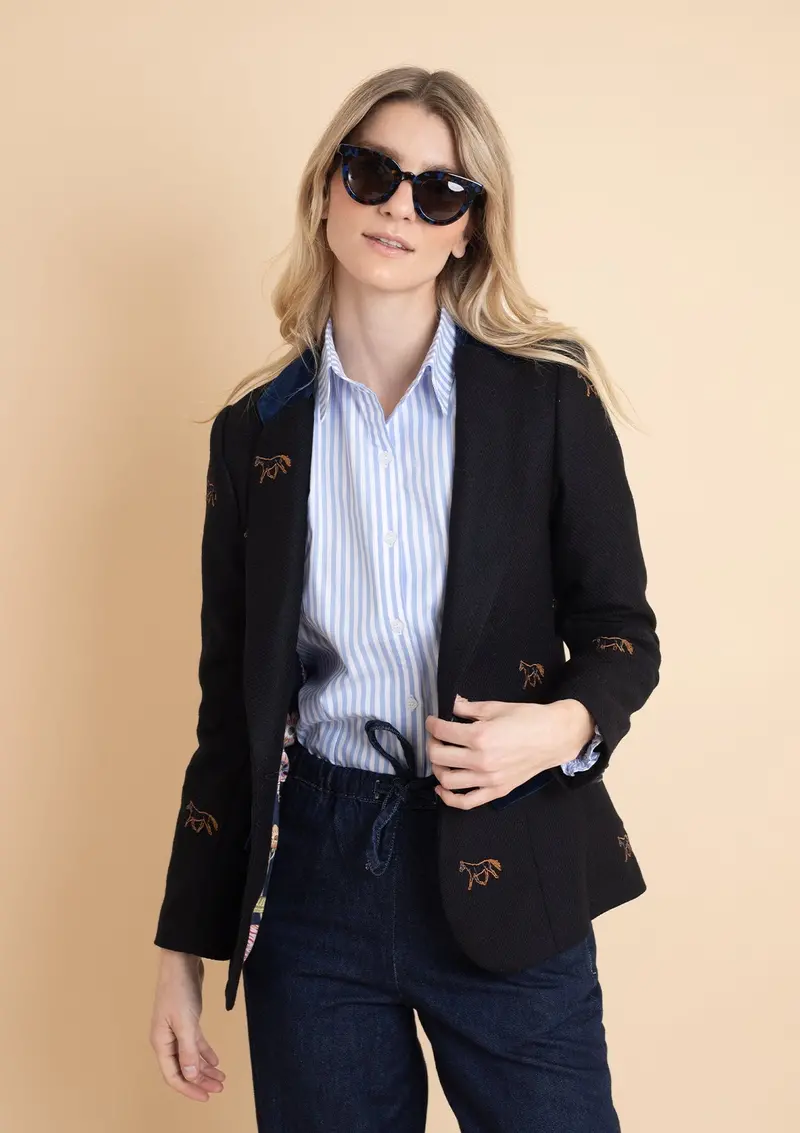 Cavaletti Blazer | Embroidered Italian Wool 18