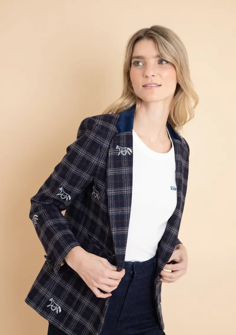 Cavaletti Blazer | Embroidered Italian Wool 3