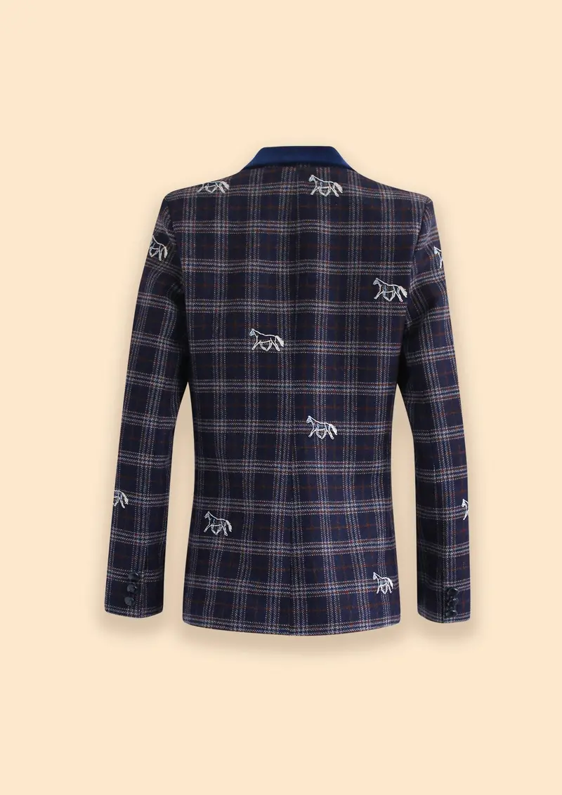 Cavaletti Blazer | Embroidered Italian Wool 6