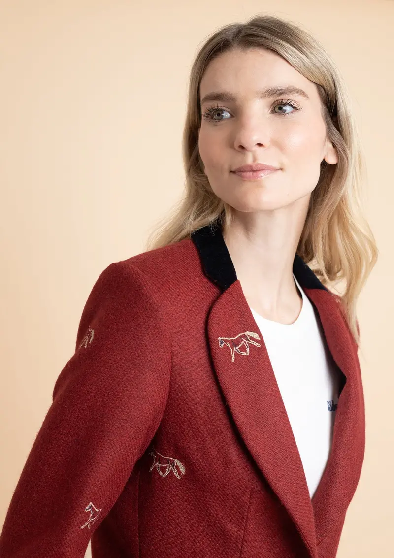 Cavaletti Blazer | Embroidered Italian Wool 7