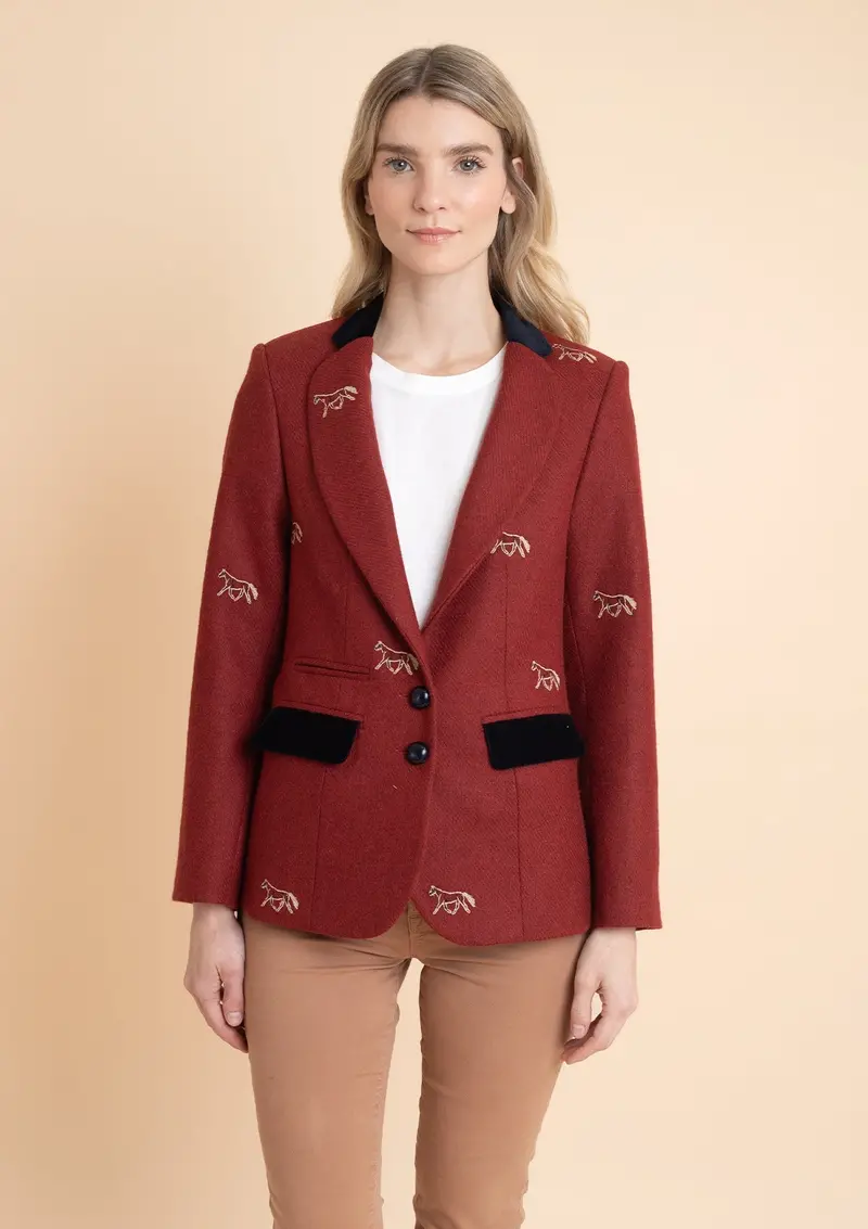 Cavaletti Blazer | Embroidered Italian Wool 8