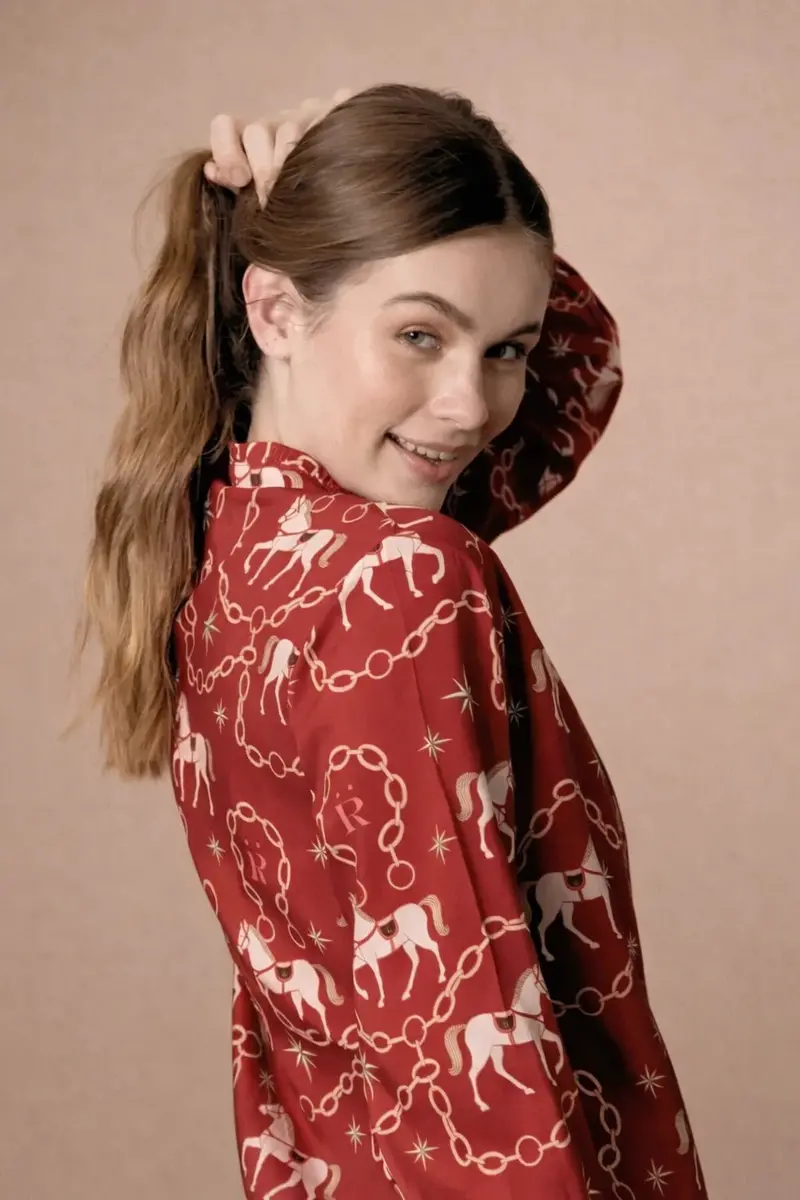 Celeste Pj's Set | Long Sleeve | Magical Horse Print 1