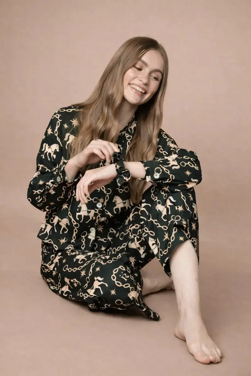 Celeste Pj's Set | Long Sleeve | Magical Horse Print 5
